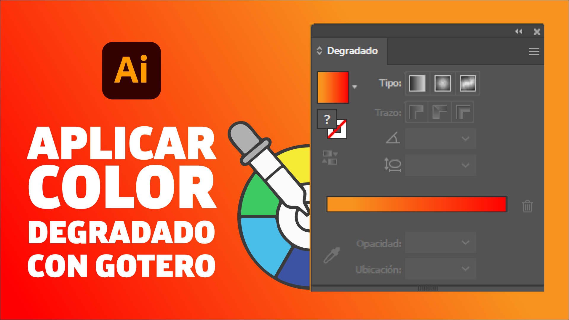 Cómo Aplicar Colores y Degradados con el Cuentagotas en Adobe Illustrator